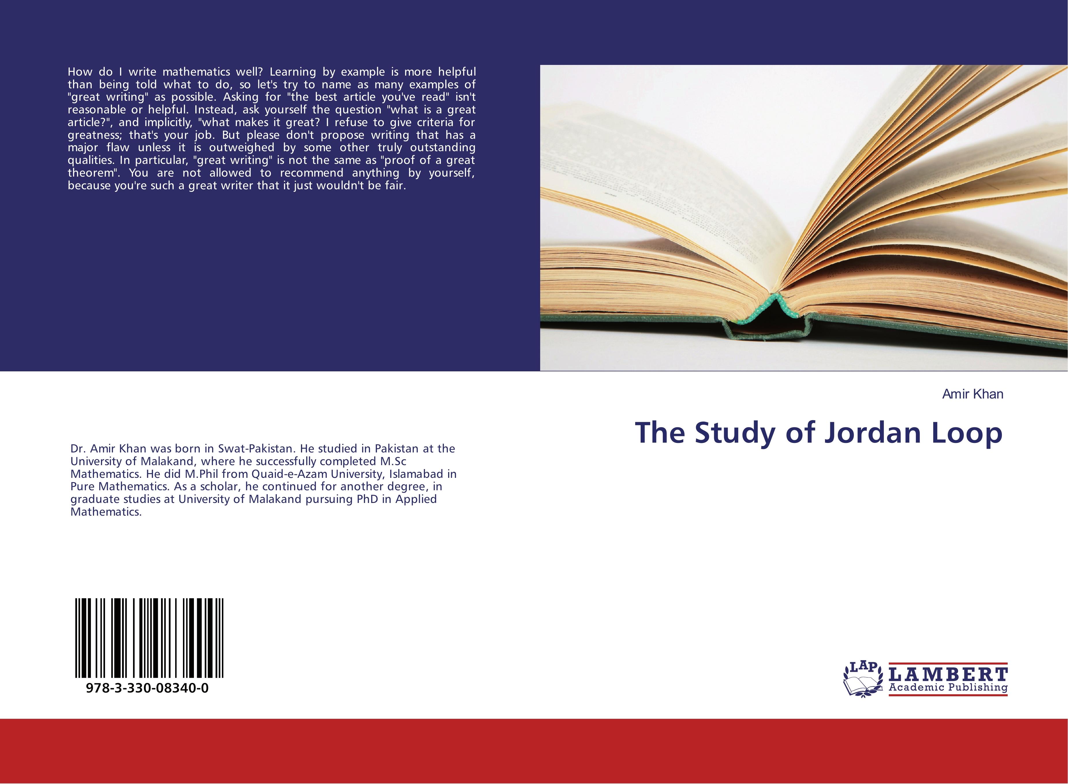 Vorderes Coverbild The Study of Jordan Loop