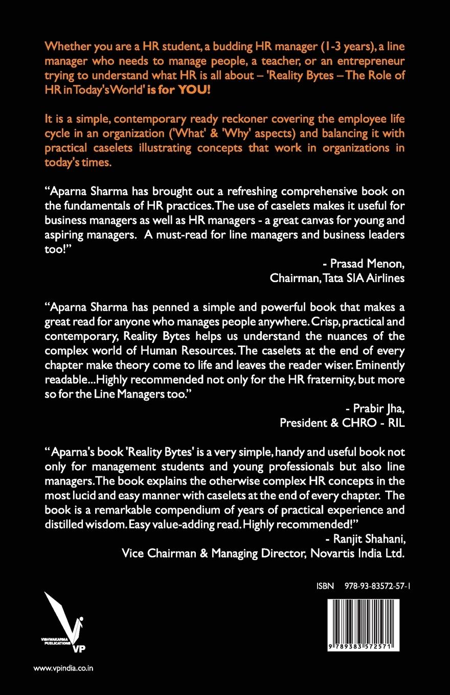 Rückseitencover Reality Bytes-The Role Of HR in Today' World