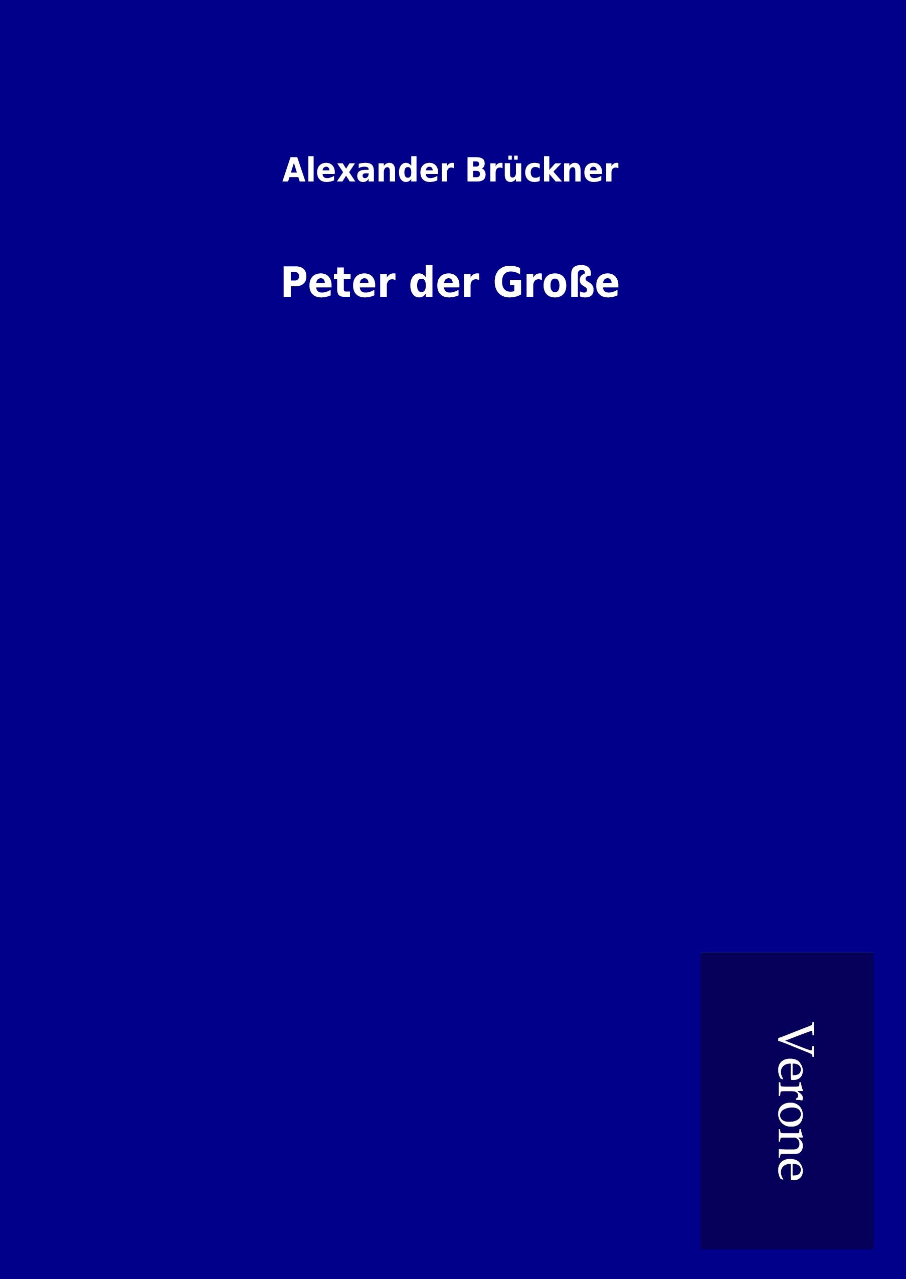 Vorderes Coverbild Peter der Große