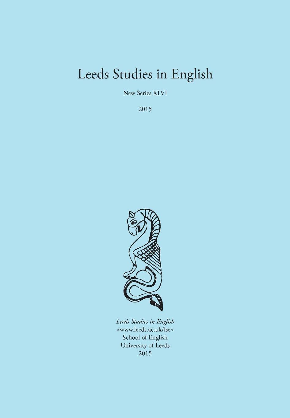 Vorderes Coverbild Leeds Studies in English 2015