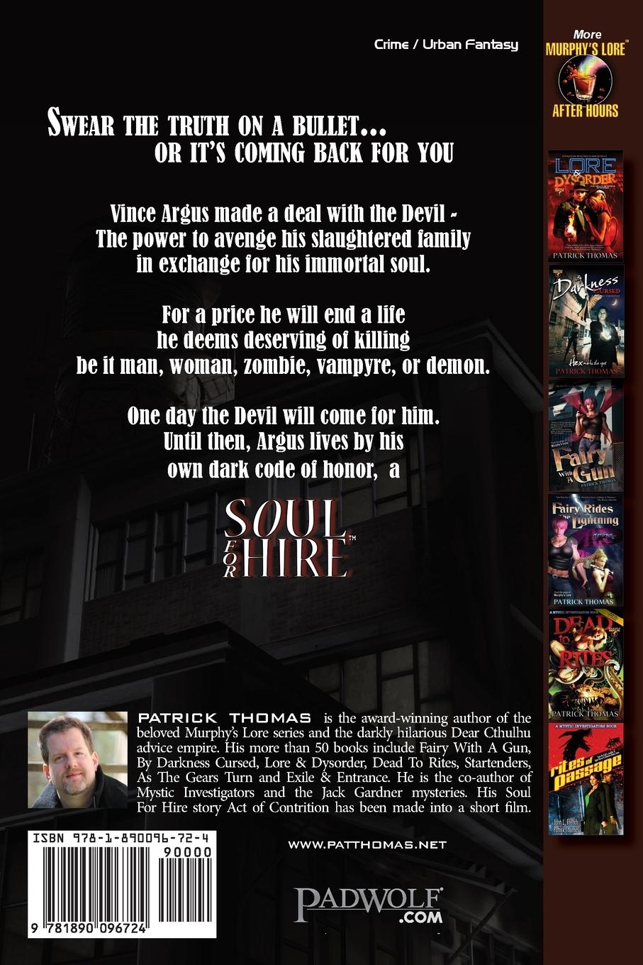 Rückseitencover Soul For Hire