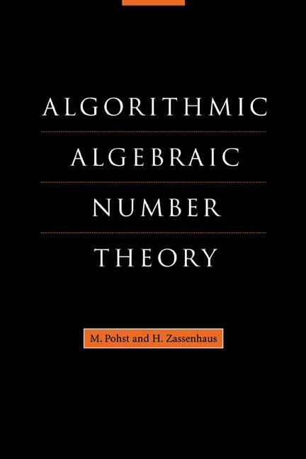 Vorderes Coverbild Algorithmic Algebraic Number Theory