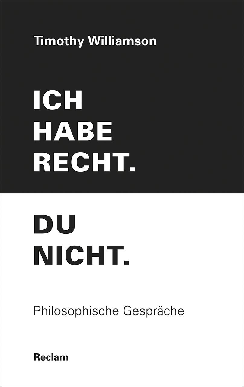 Vorderes Coverbild Ich habe recht. Du nicht.