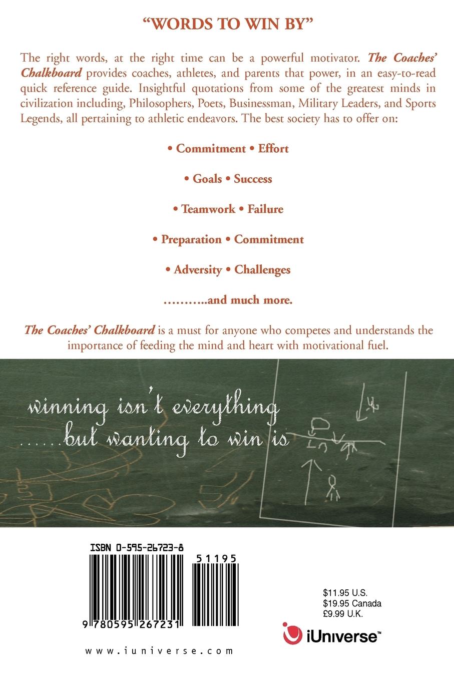 Rückseitencover The Coaches' Chalkboard