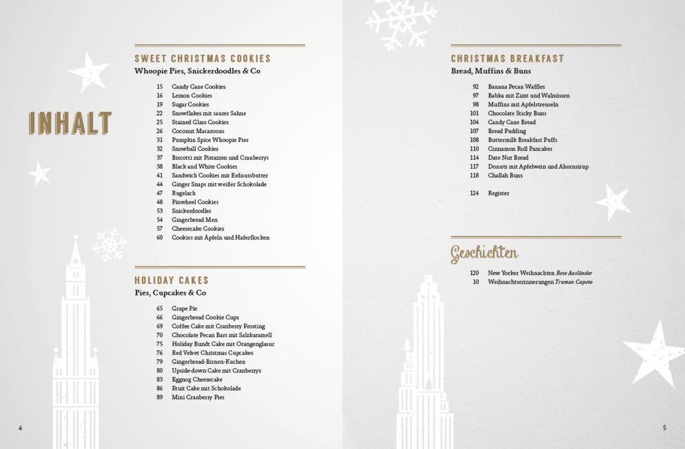 Beispielinhalt (Bild) New York Christmas Baking