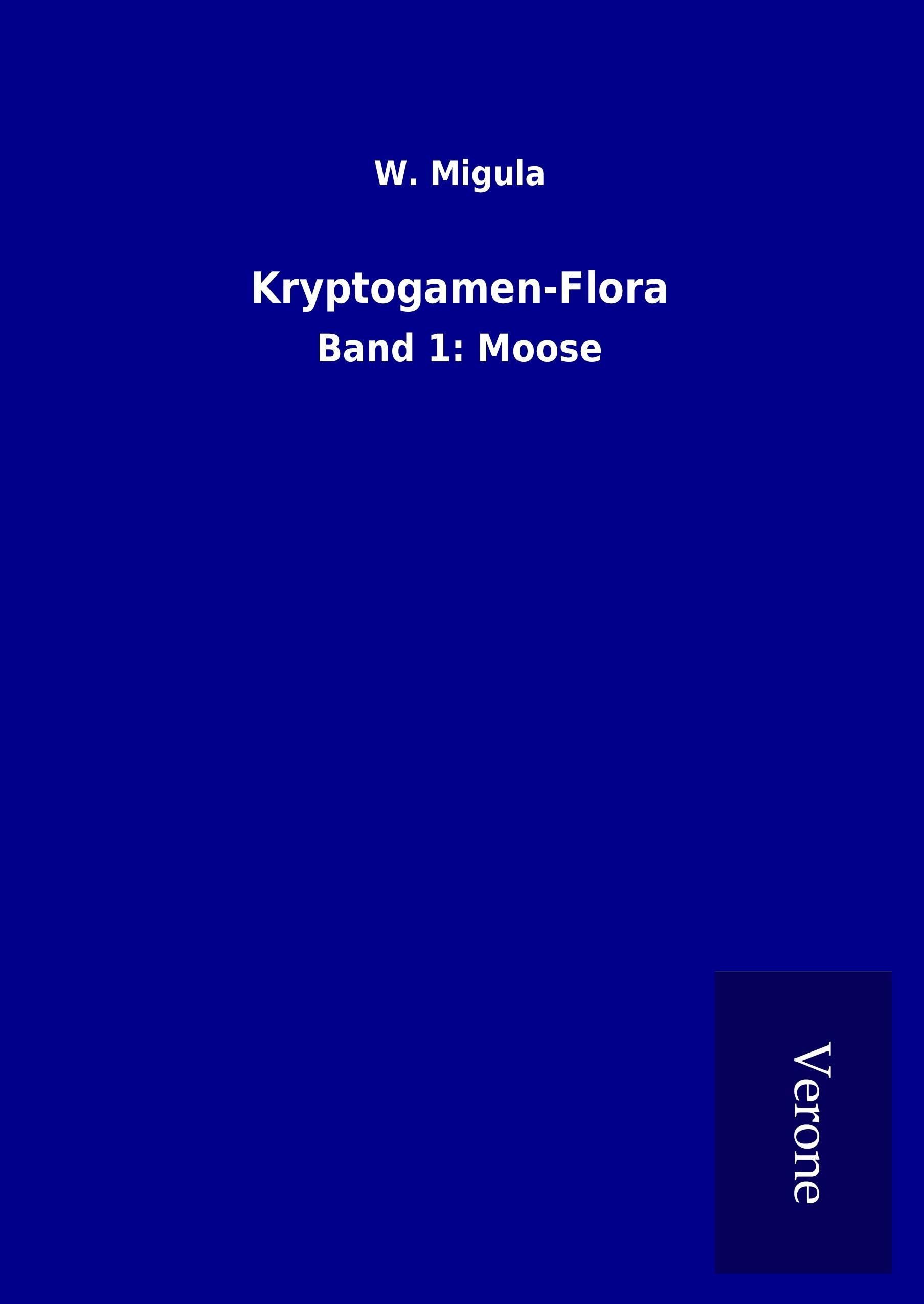 Vorderes Coverbild Kryptogamen-Flora