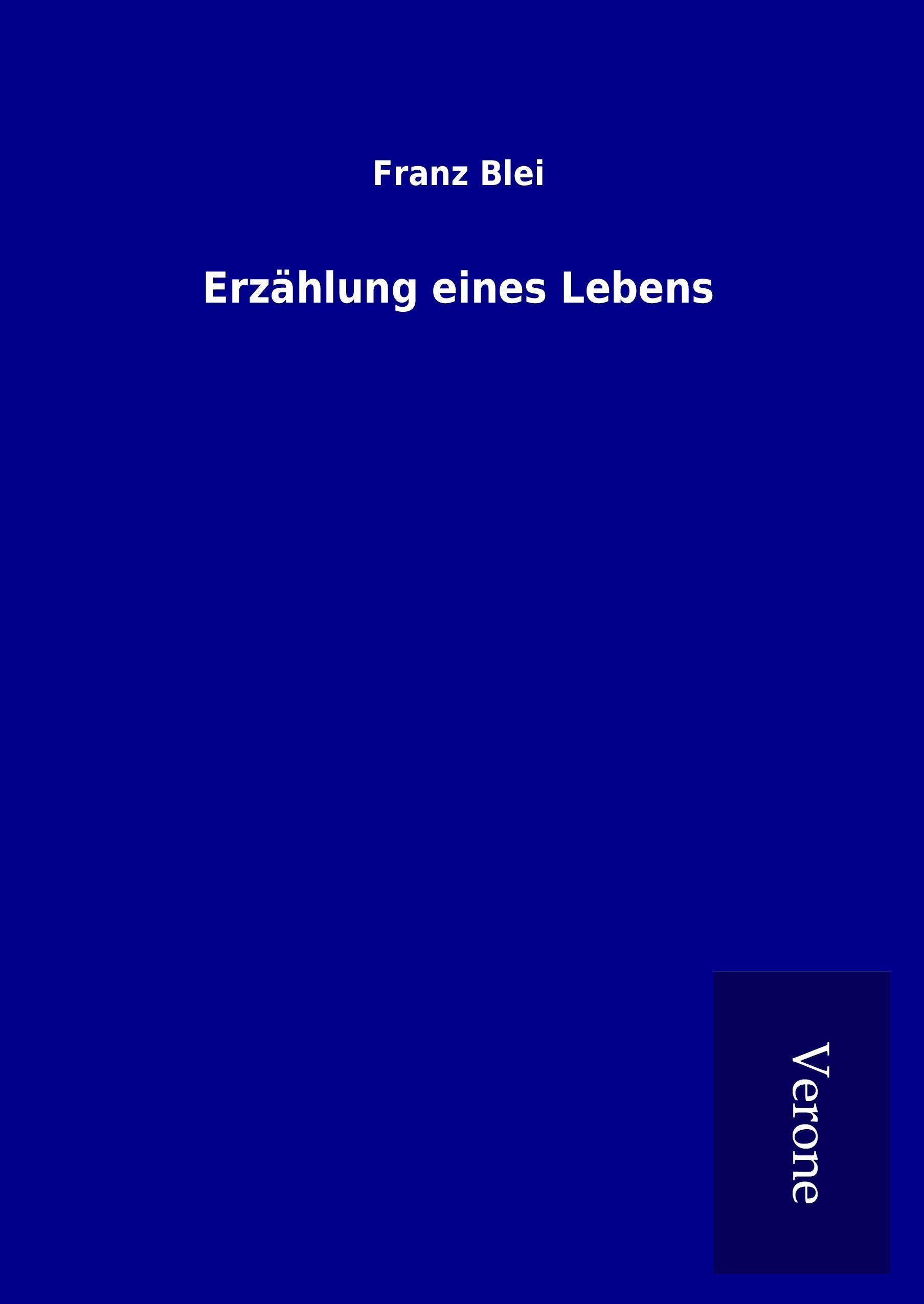 Vorderes Coverbild Erzählung eines Lebens