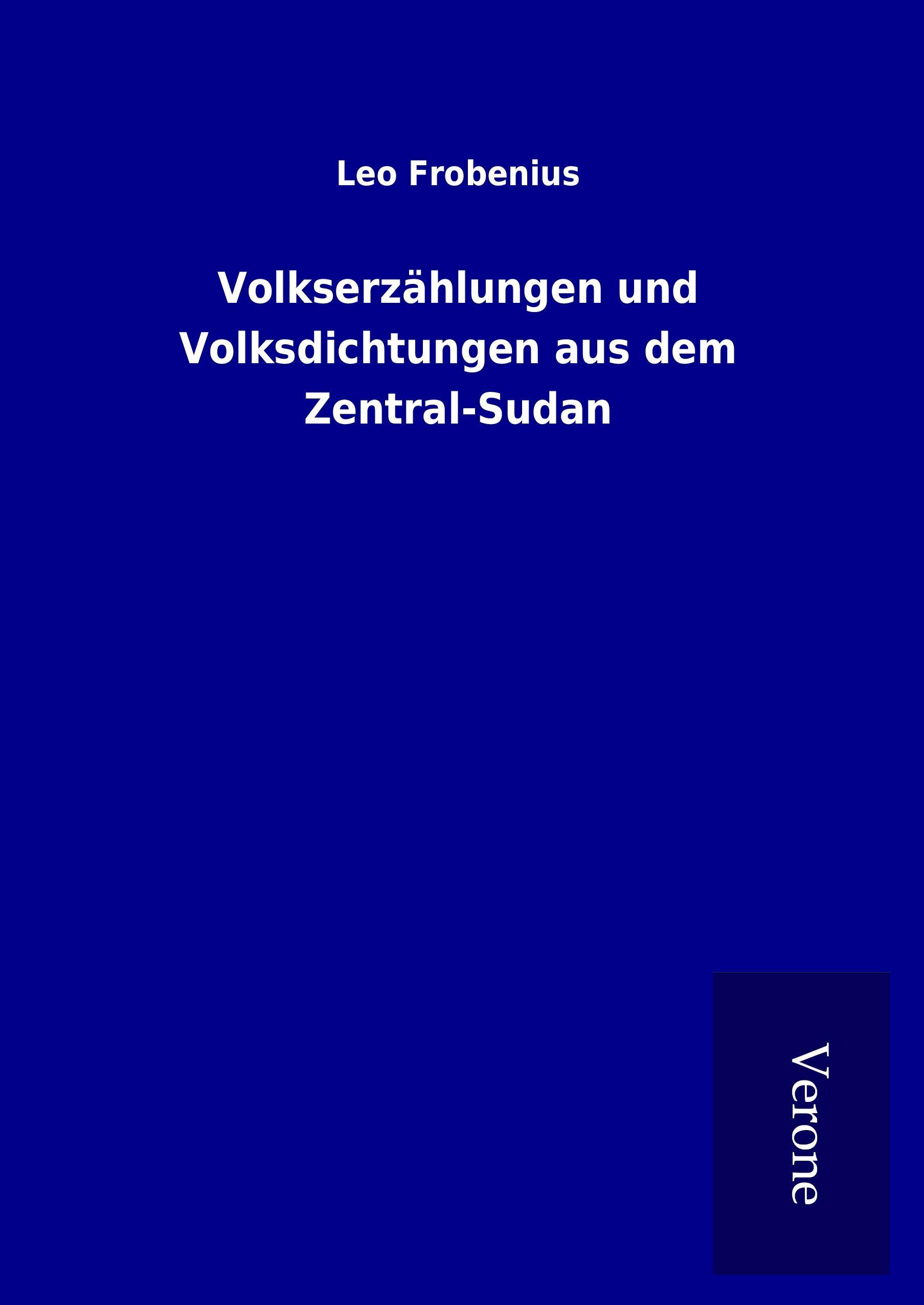 Vorderes Coverbild Volkserzählungen und Volksdichtungen aus dem Zentral-Sudan