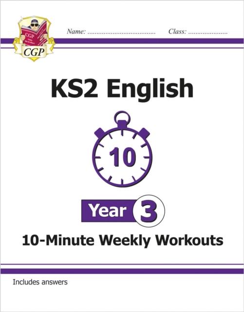 Vorderes Coverbild KS2 Year 3 English 10-Minute Weekly Workouts