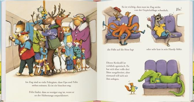 Beispielinhalt (Bild) Felix fährt Eisenbahn