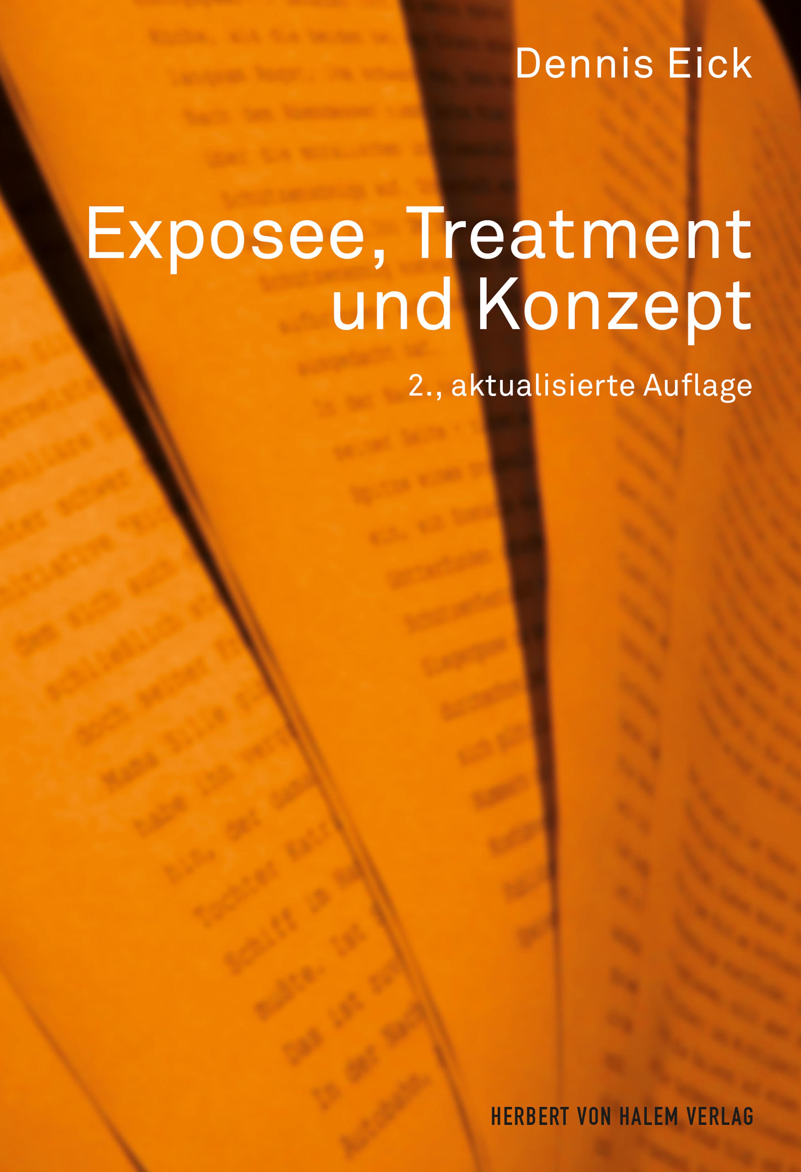 Vorderes Coverbild Exposee, Treatment und Konzept