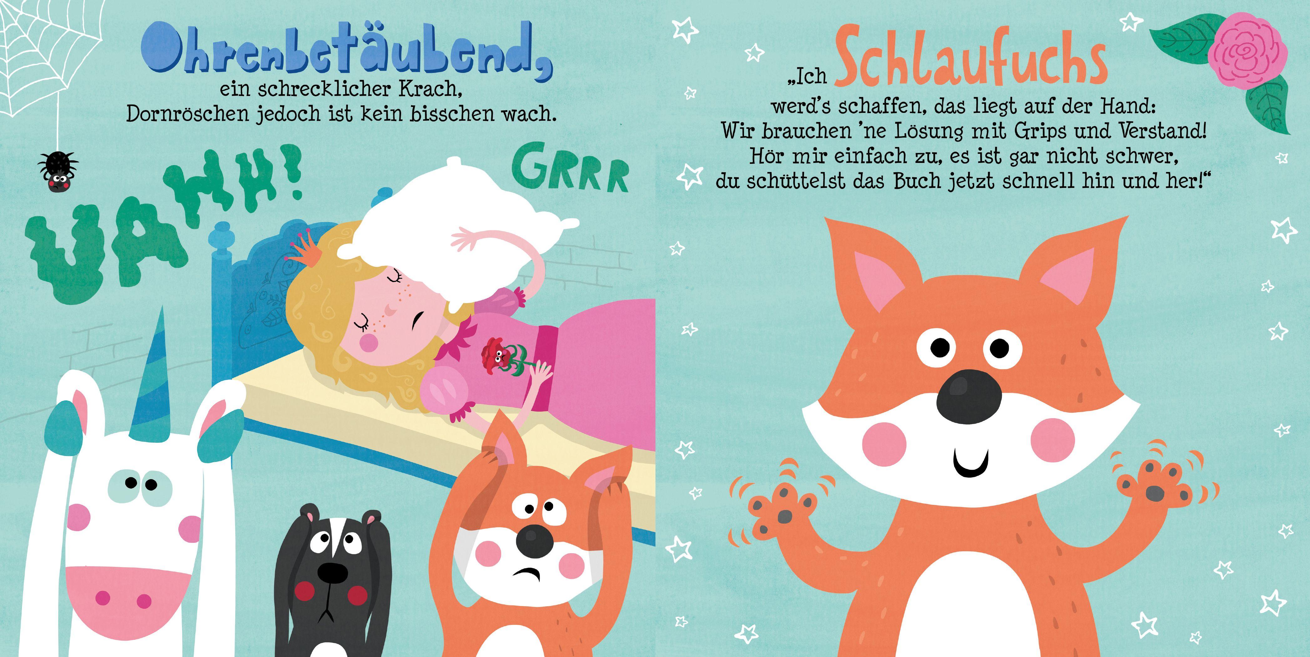 Beispielinhalt (Bild) Wer macht Dornröschen wach?