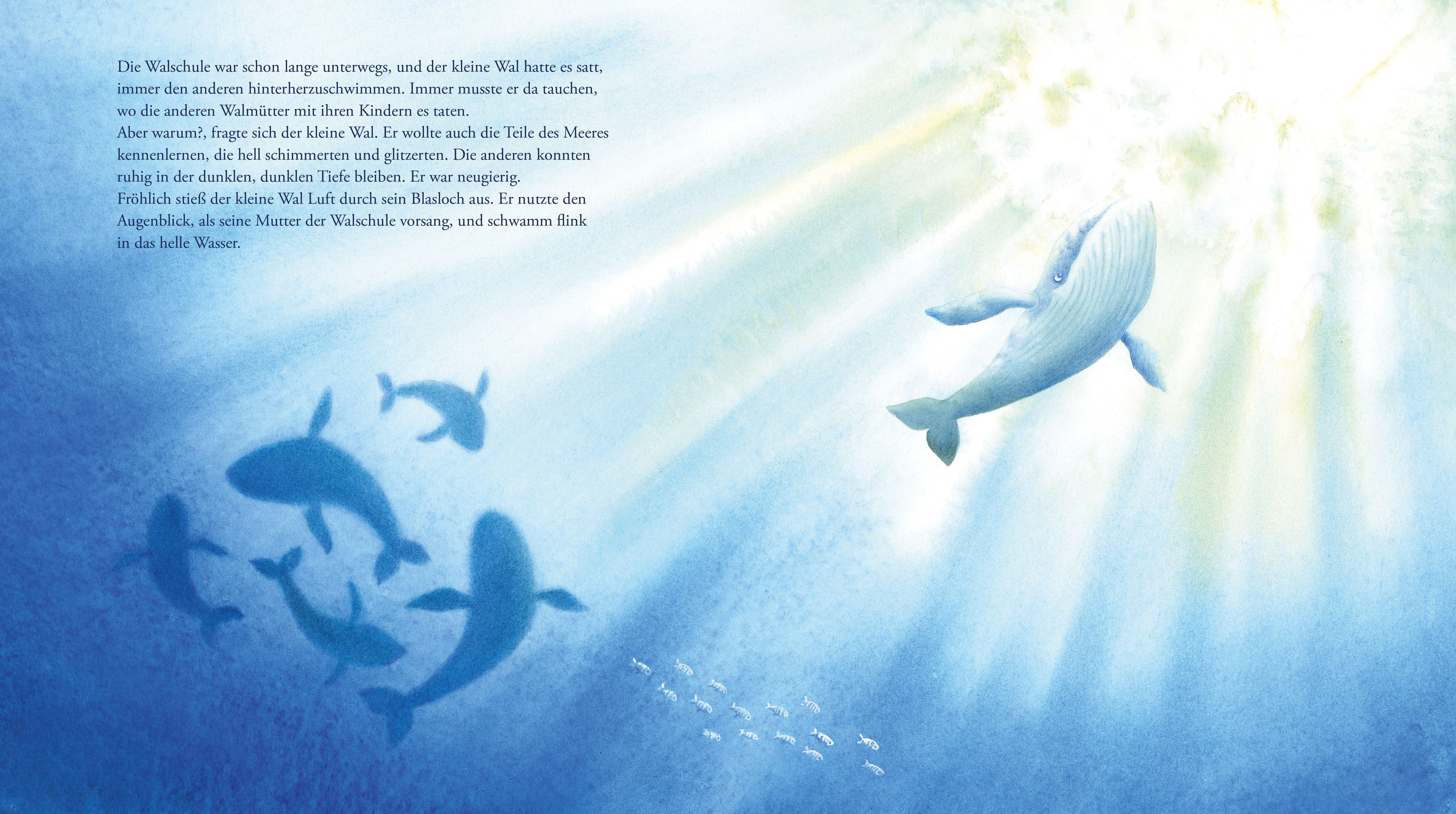 Beispielinhalt (Bild) Der Wal und das Mädchen