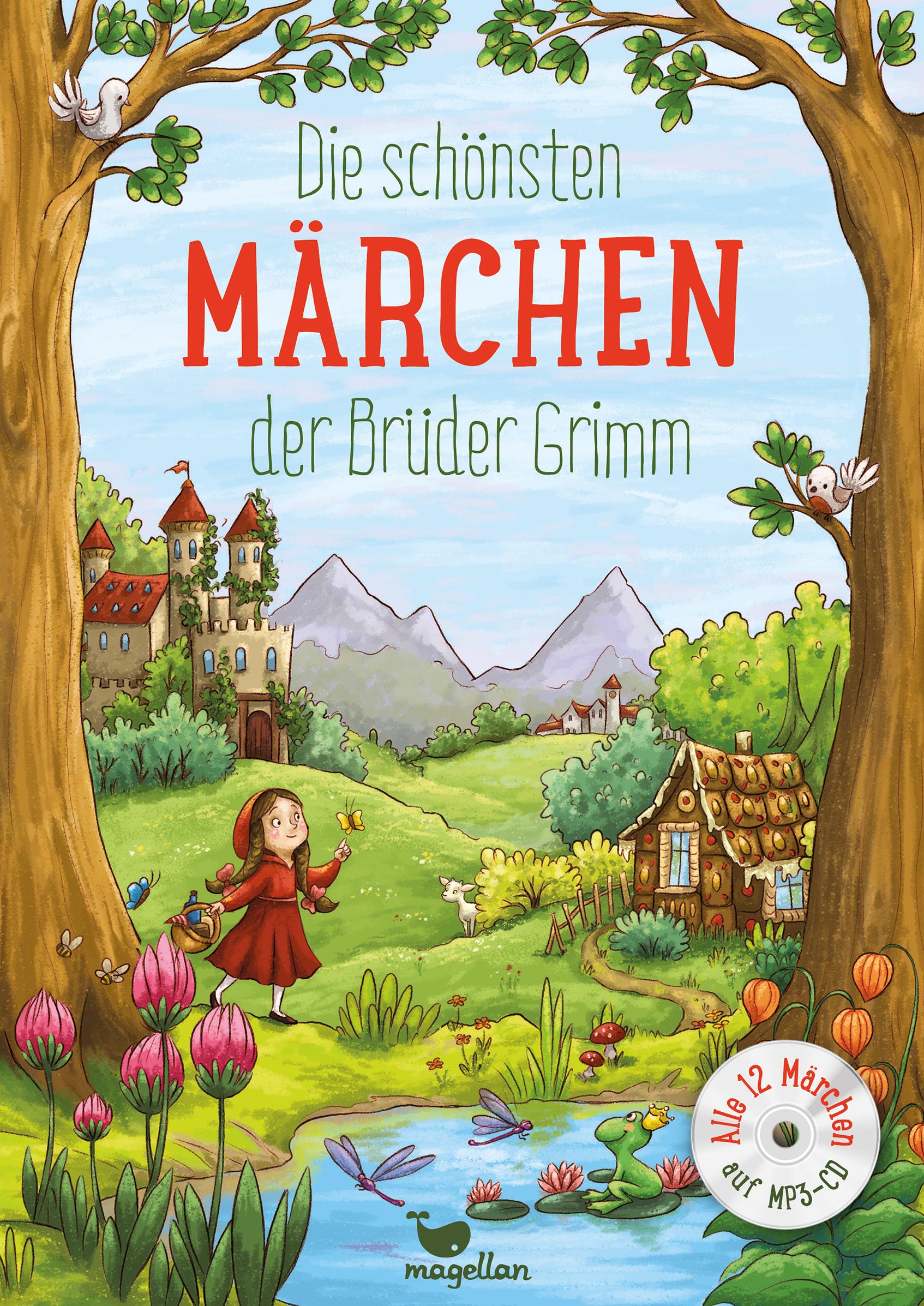 Vorderes Coverbild Die schönsten Märchen der Brüder Grimm, mit MP3-CD