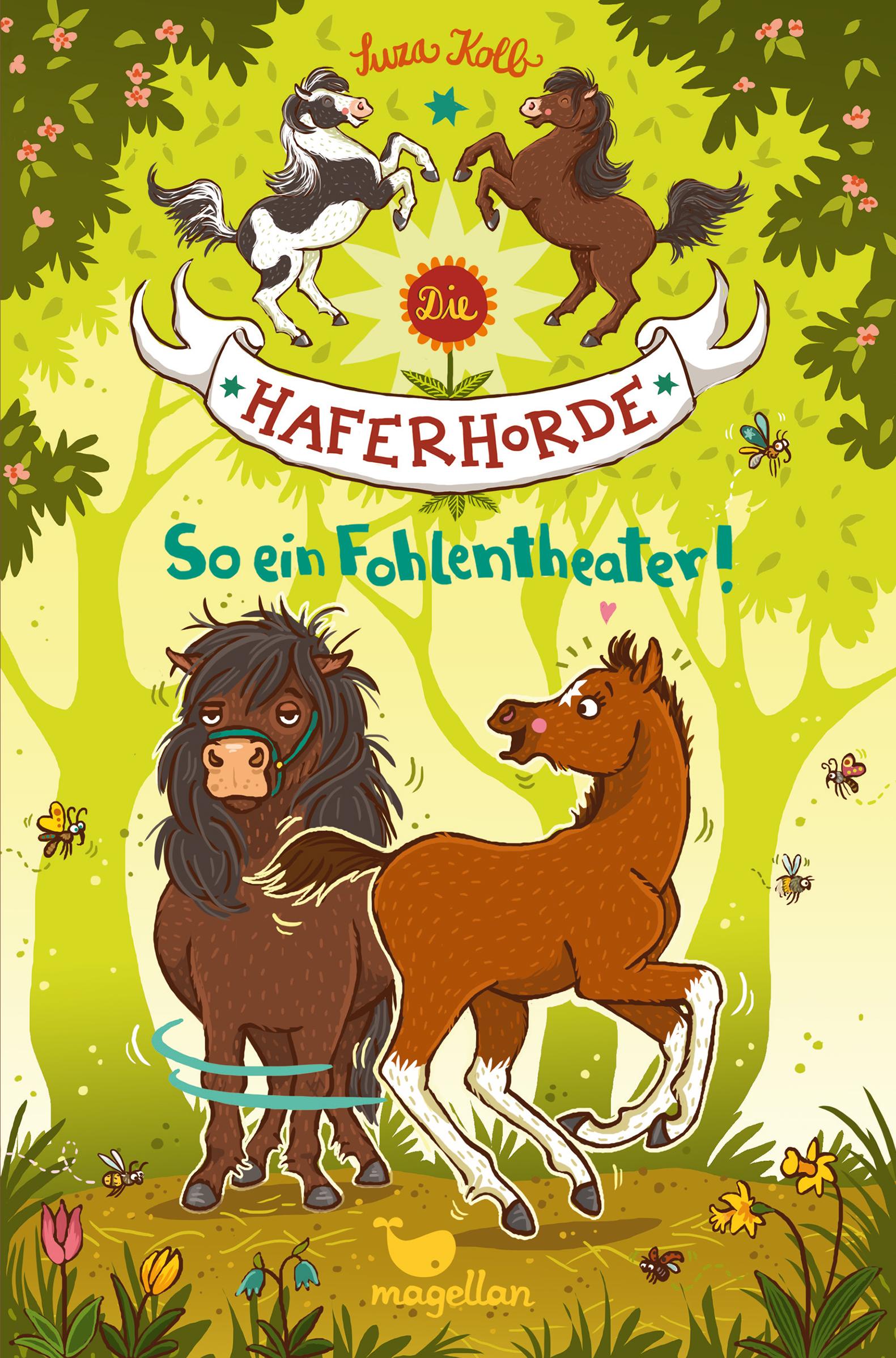 Vorderes Coverbild Die Haferhorde 08 - So ein Fohlentheater!