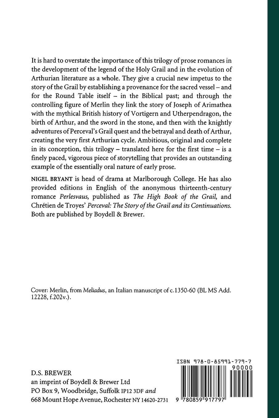 Rückseitencover Merlin and the Grail