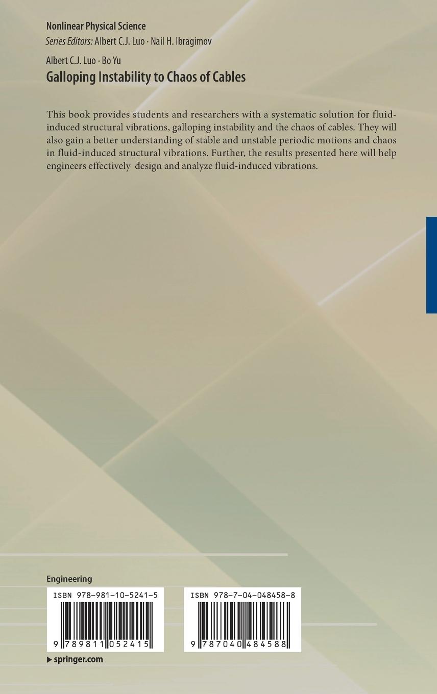 Rückseitencover Galloping Instability to Chaos of Cables