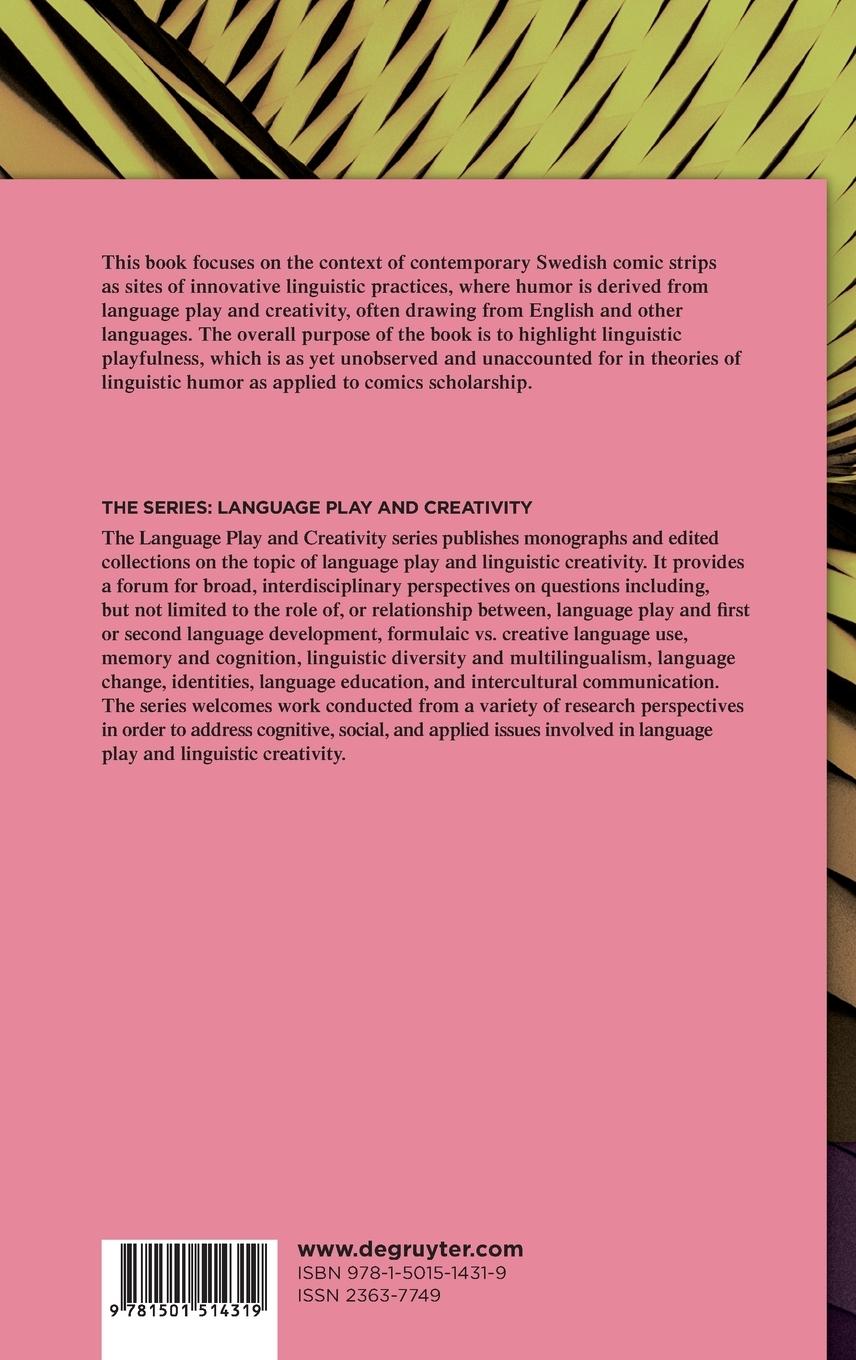 Rückseitencover Language Play in Contemporary Swedish Comic Strips