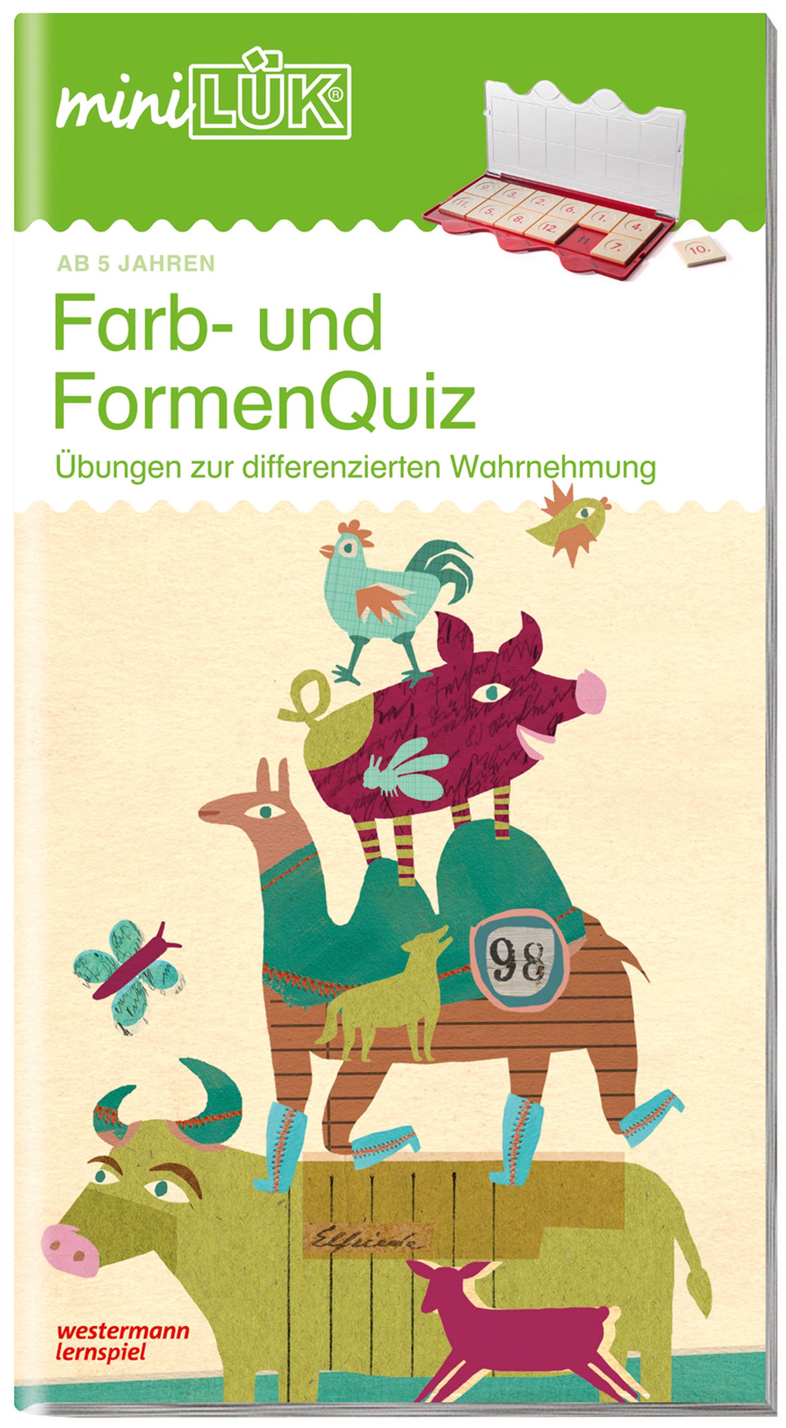 Vorderes Coverbild LÜK. Farben- und FormenQuiz 1