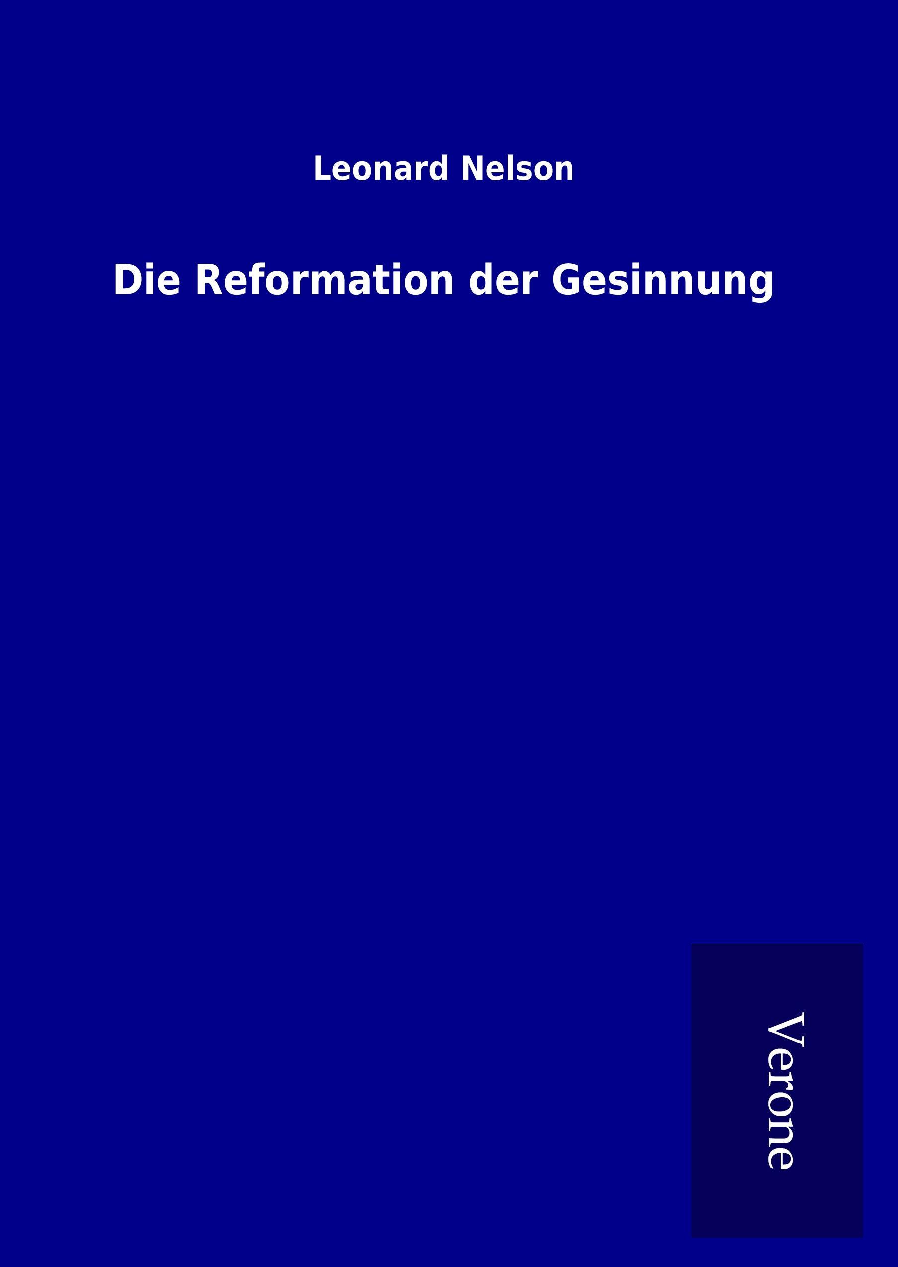 Vorderes Coverbild Die Reformation der Gesinnung