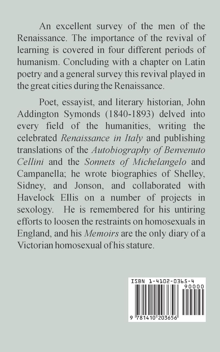 Rückseitencover Renaissance in Italy