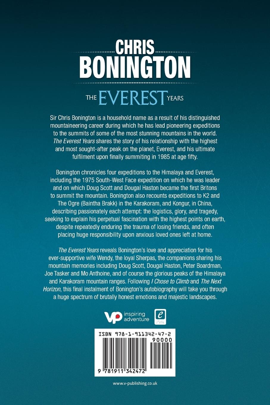 Rückseitencover The Everest Years