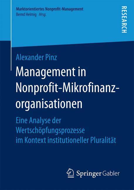 Vorderes Coverbild Management in Nonprofit-Mikrofinanzorganisationen