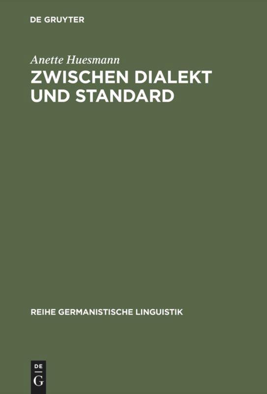 Vorderes Coverbild Zwischen Dialekt und Standard