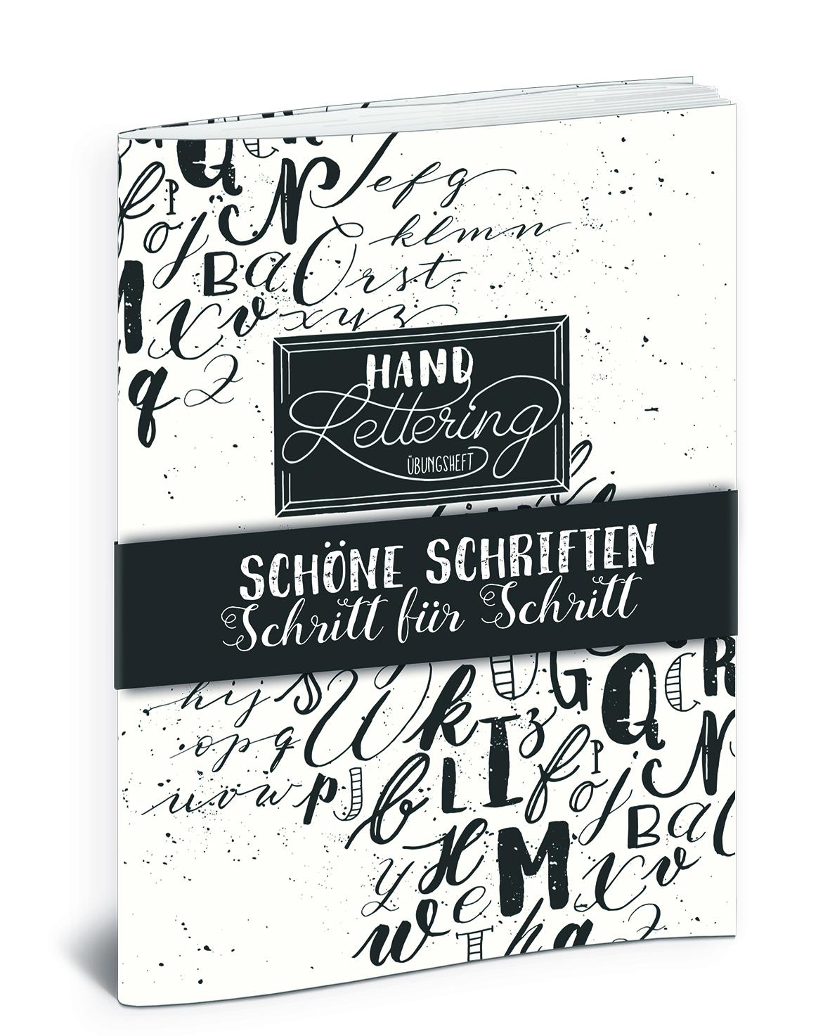 Vorderes Coverbild Handlettering Übungsheft