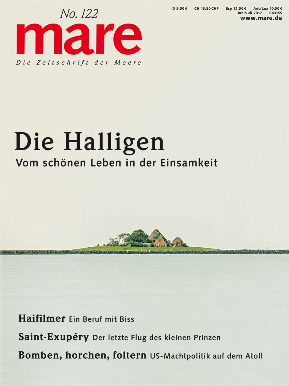 Vorderes Coverbild mare - Die Zeitschrift der Meere / No. 122 / Die Halligen