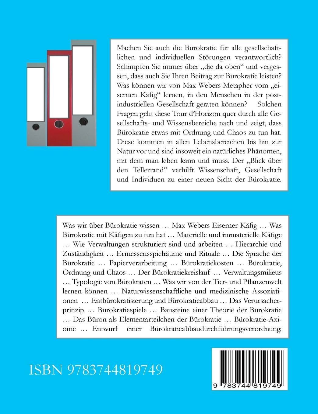 Rückseitencover Die Käfighaltung des Menschen