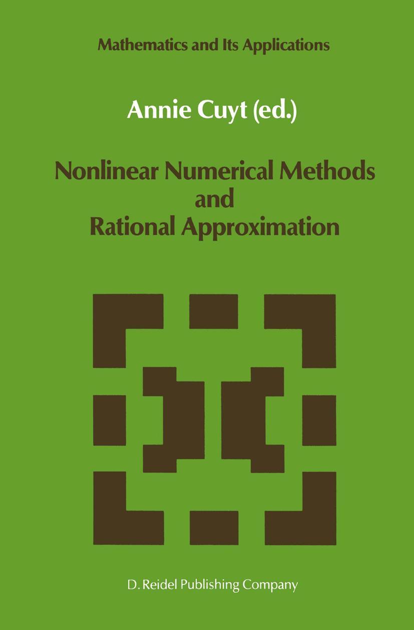 Vorderes Coverbild Nonlinear Numerical Methods and Rational Approximation