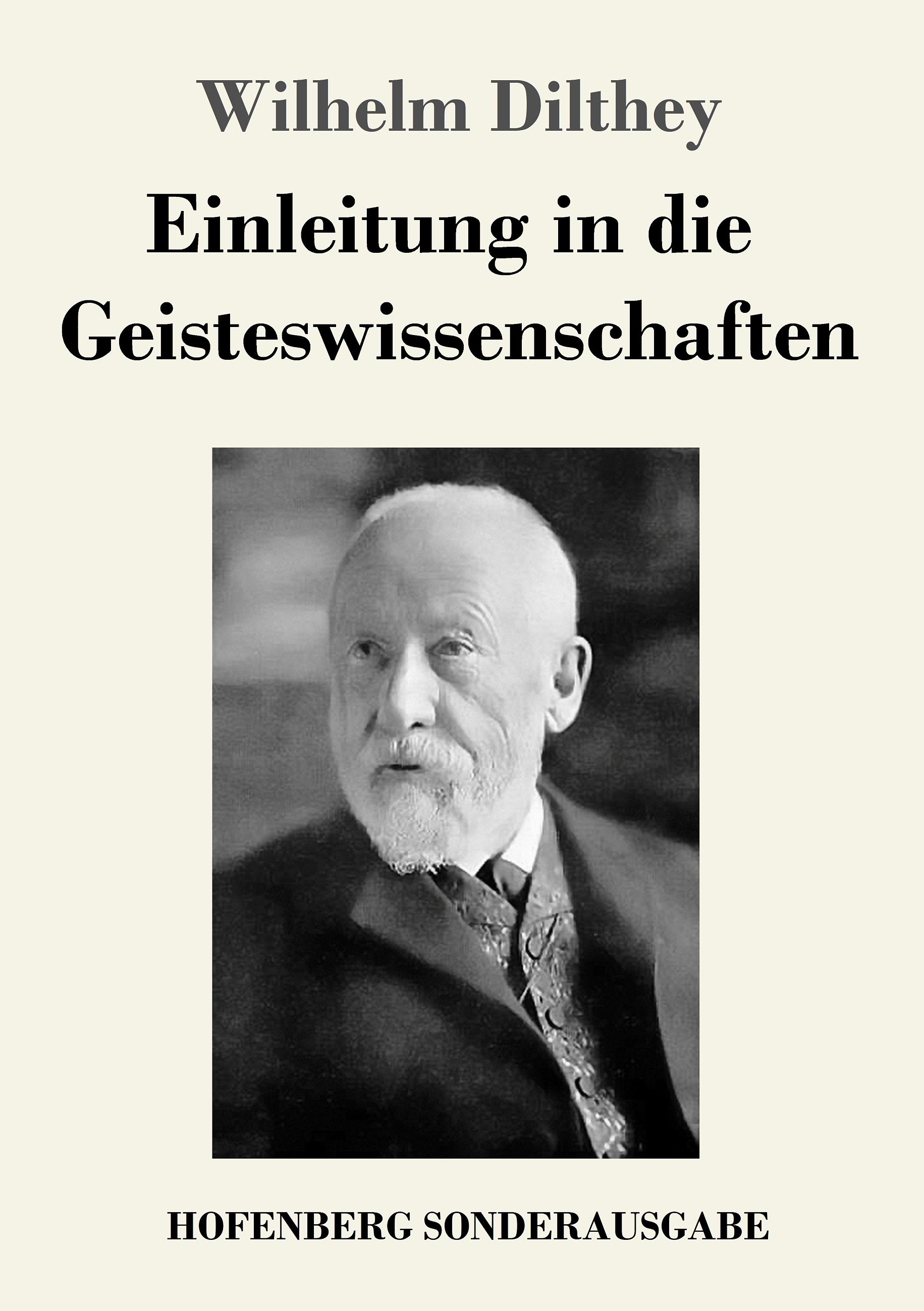 Vorderes Coverbild Einleitung in die Geisteswissenschaften