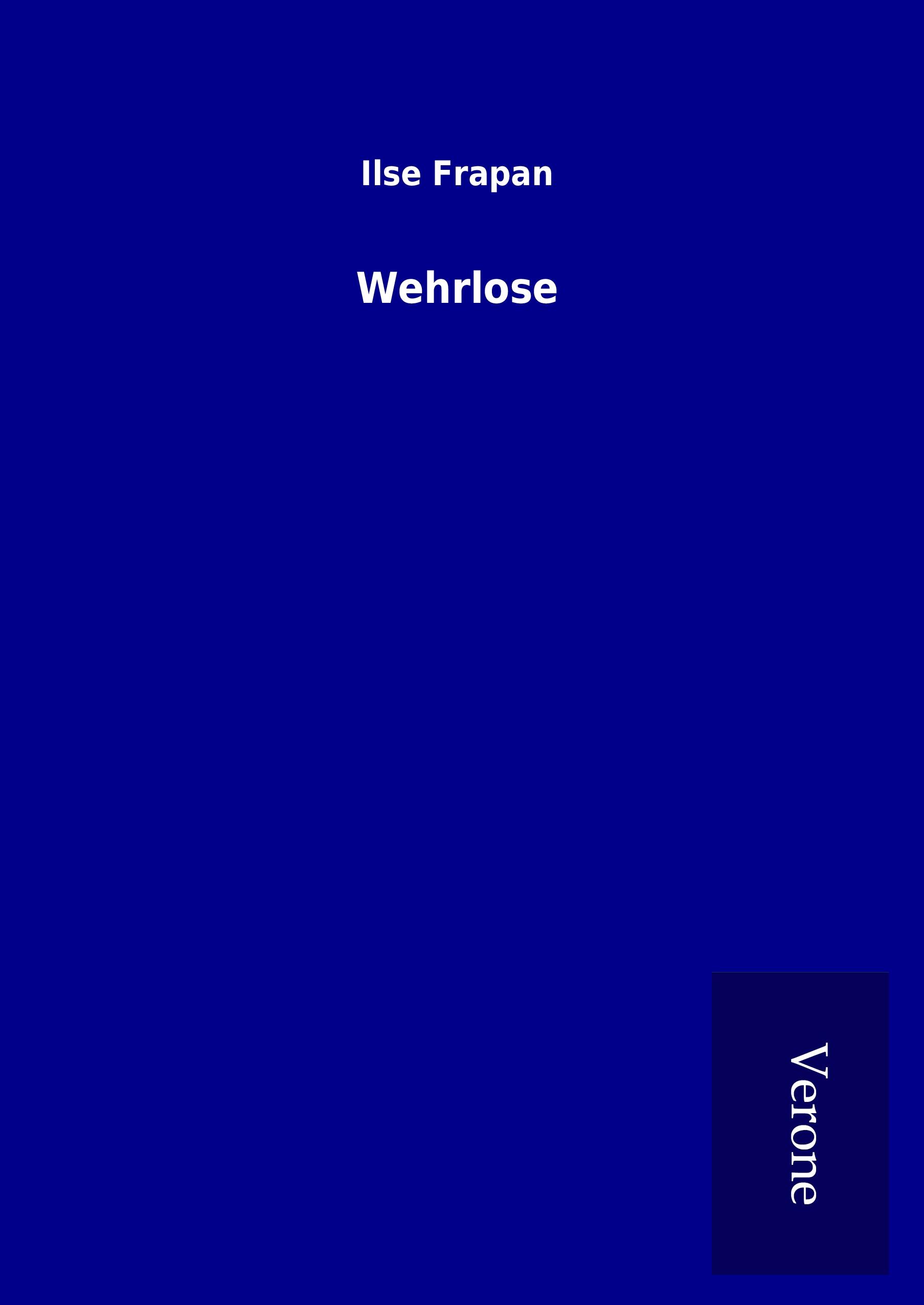 Vorderes Coverbild Wehrlose