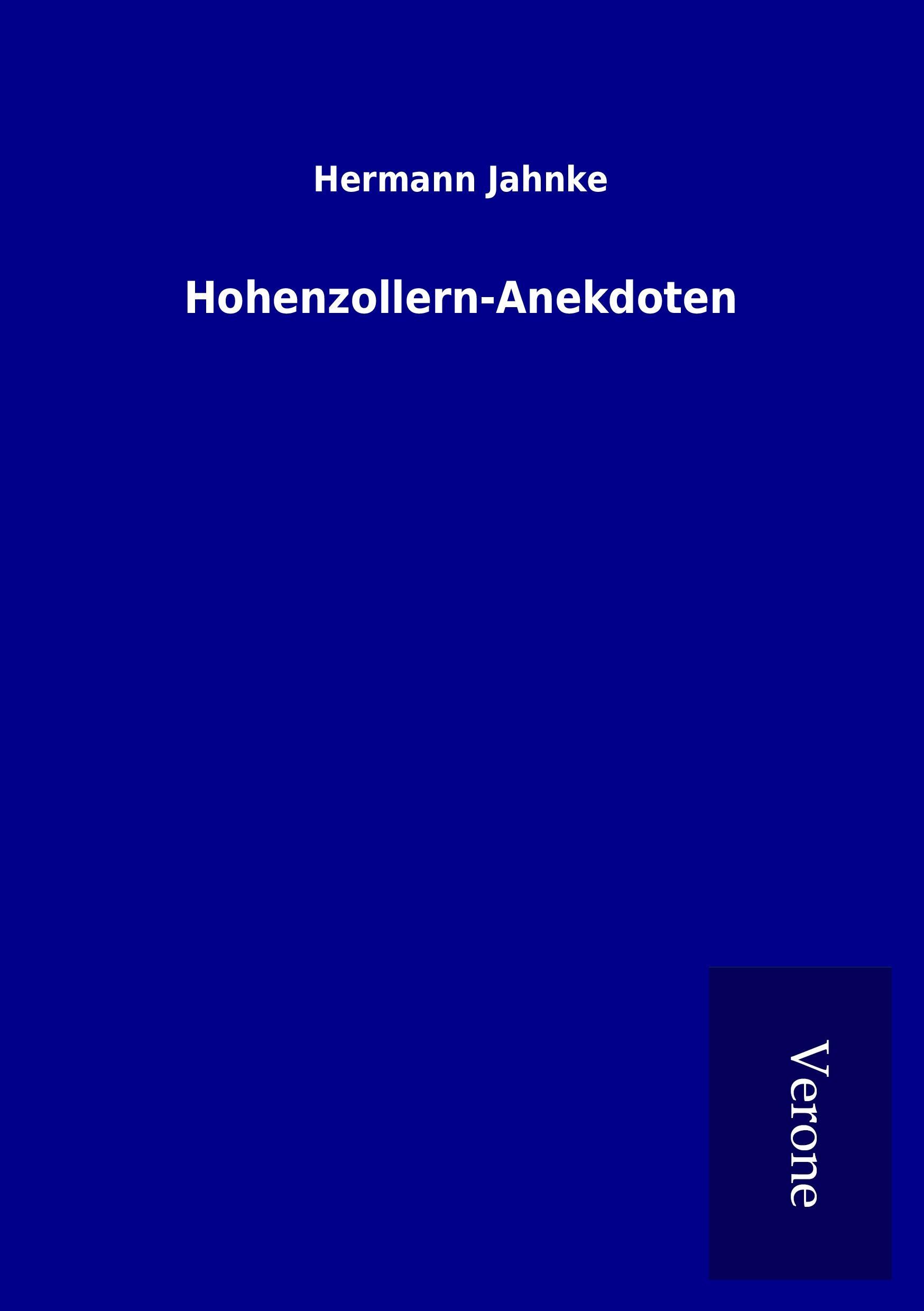 Vorderes Coverbild Hohenzollern-Anekdoten
