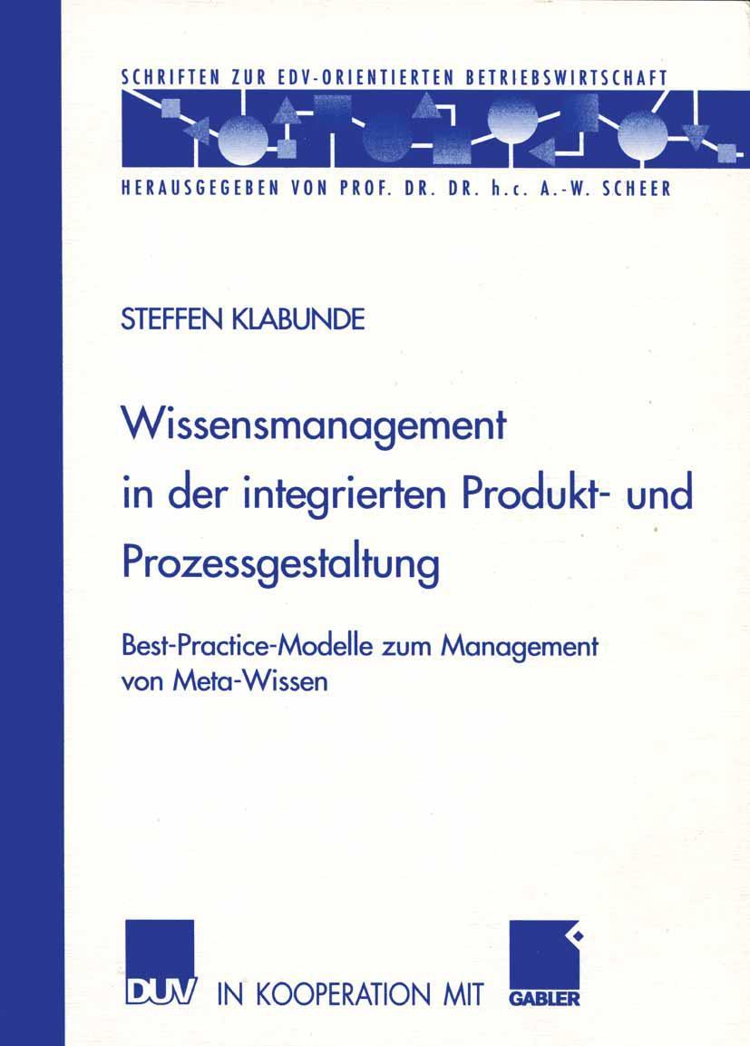 Vorderes Coverbild Wissensmanagement in der integrierten Produkt- und Prozessgestaltung
