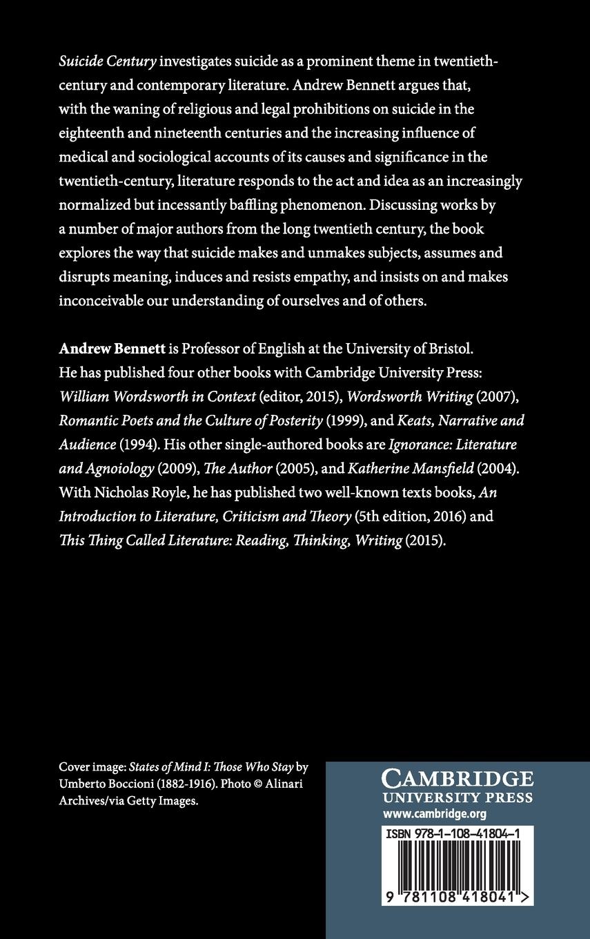 Rückseitencover Suicide Century