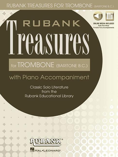 Vorderes Coverbild Rubank Treasures for Trombone (Baritone B.C.)
