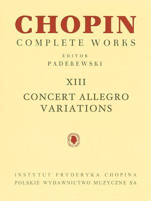 Vorderes Coverbild Concert Allegro Variations
