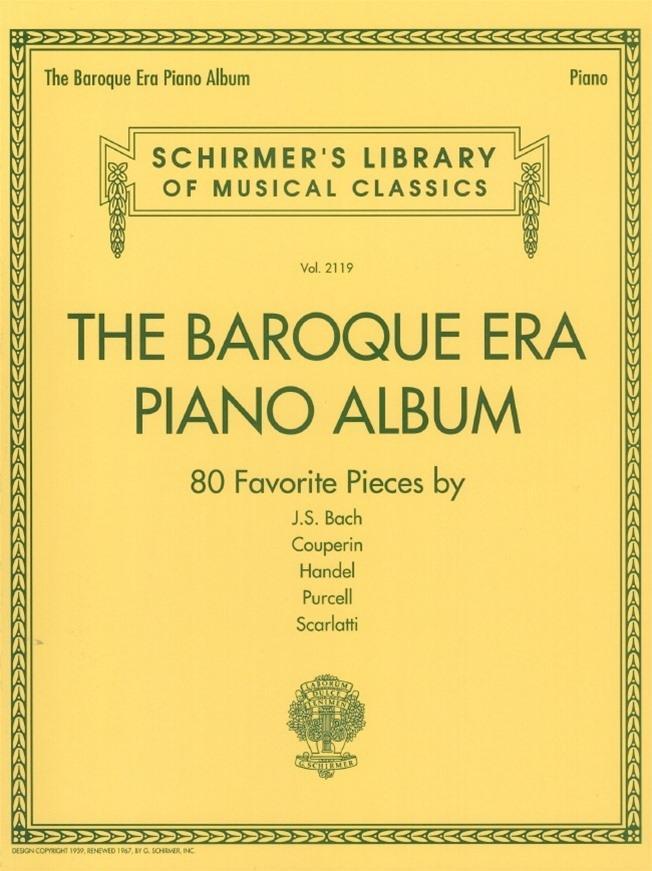 Vorderes Coverbild The Baroque Era Piano Album