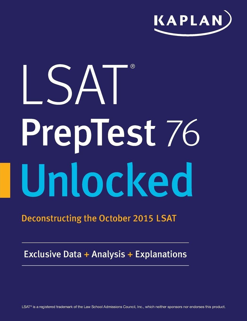 Vorderes Coverbild LSAT PrepTest 76 Unlocked