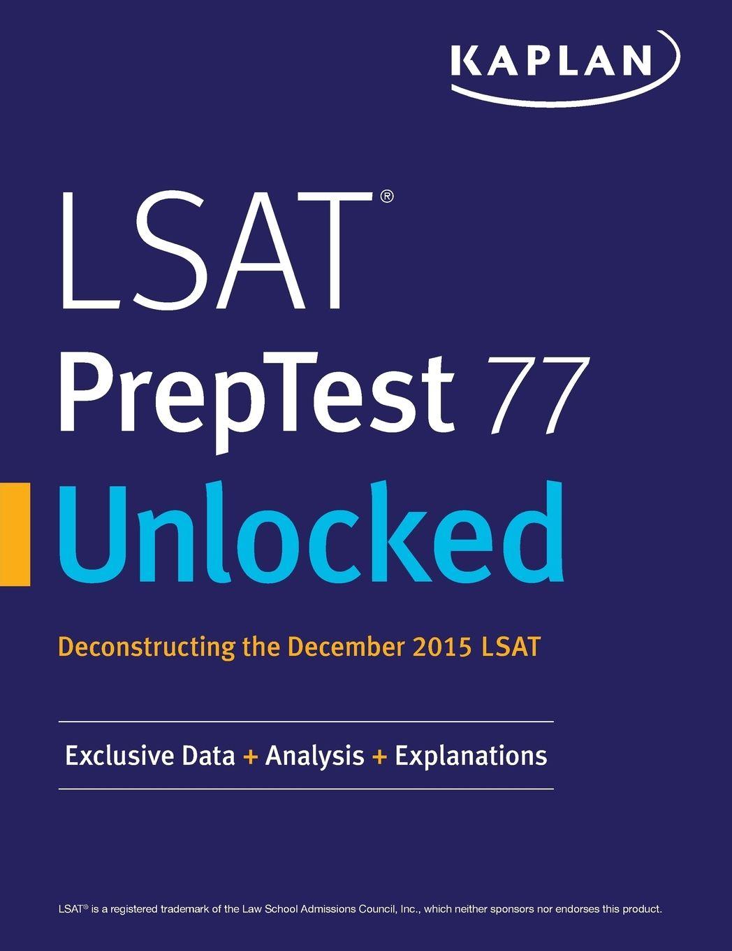 Vorderes Coverbild LSAT PrepTest 77 Unlocked