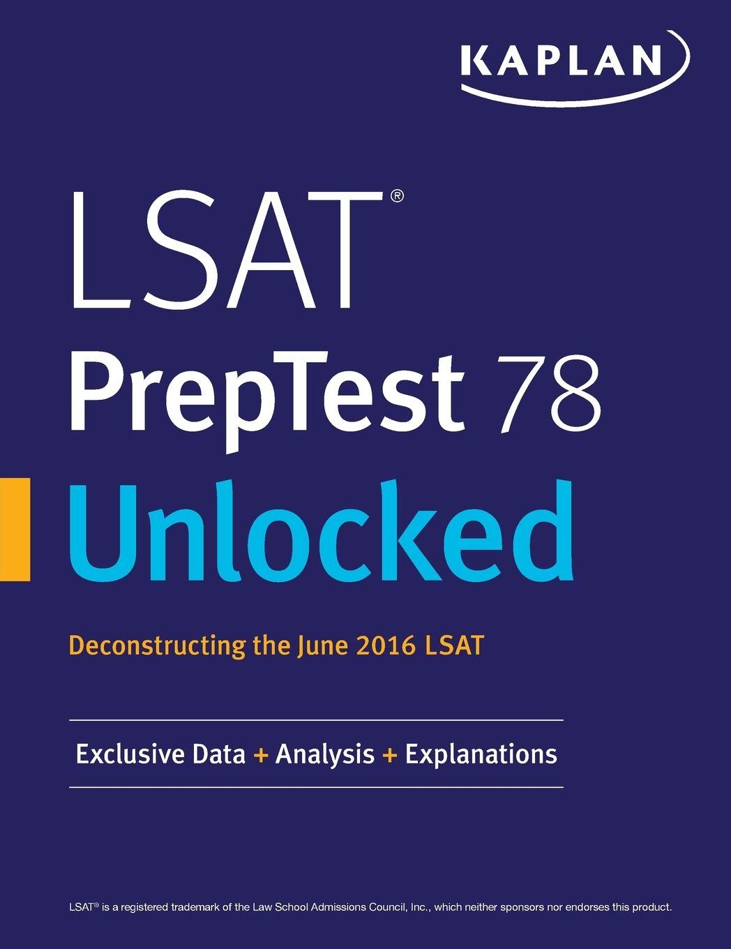Vorderes Coverbild LSAT PrepTest 78 Unlocked