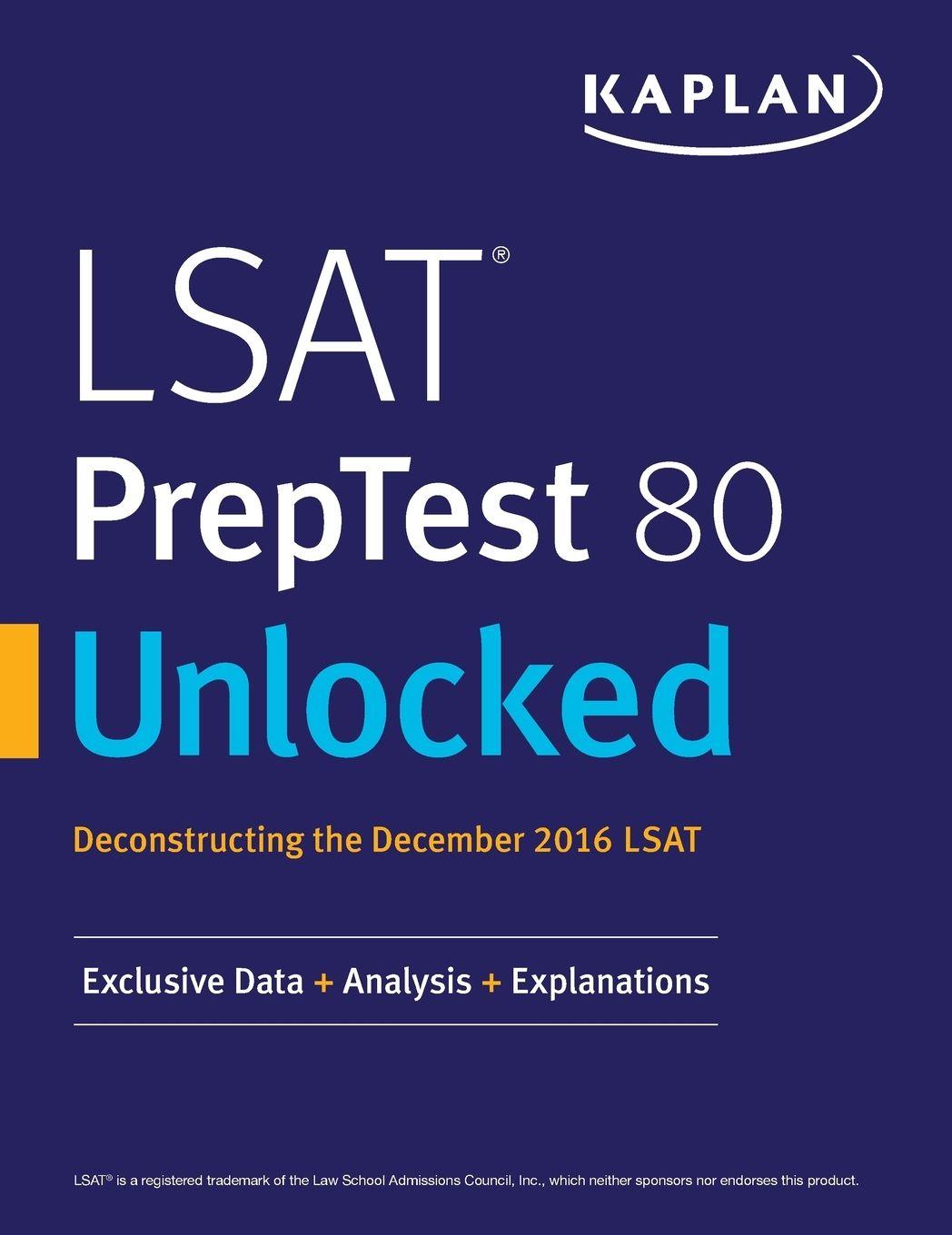 Vorderes Coverbild LSAT PrepTest 80 Unlocked