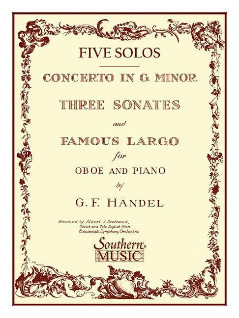 Vorderes Coverbild Three Sonates Famous Largo (Concerto G Minor)
