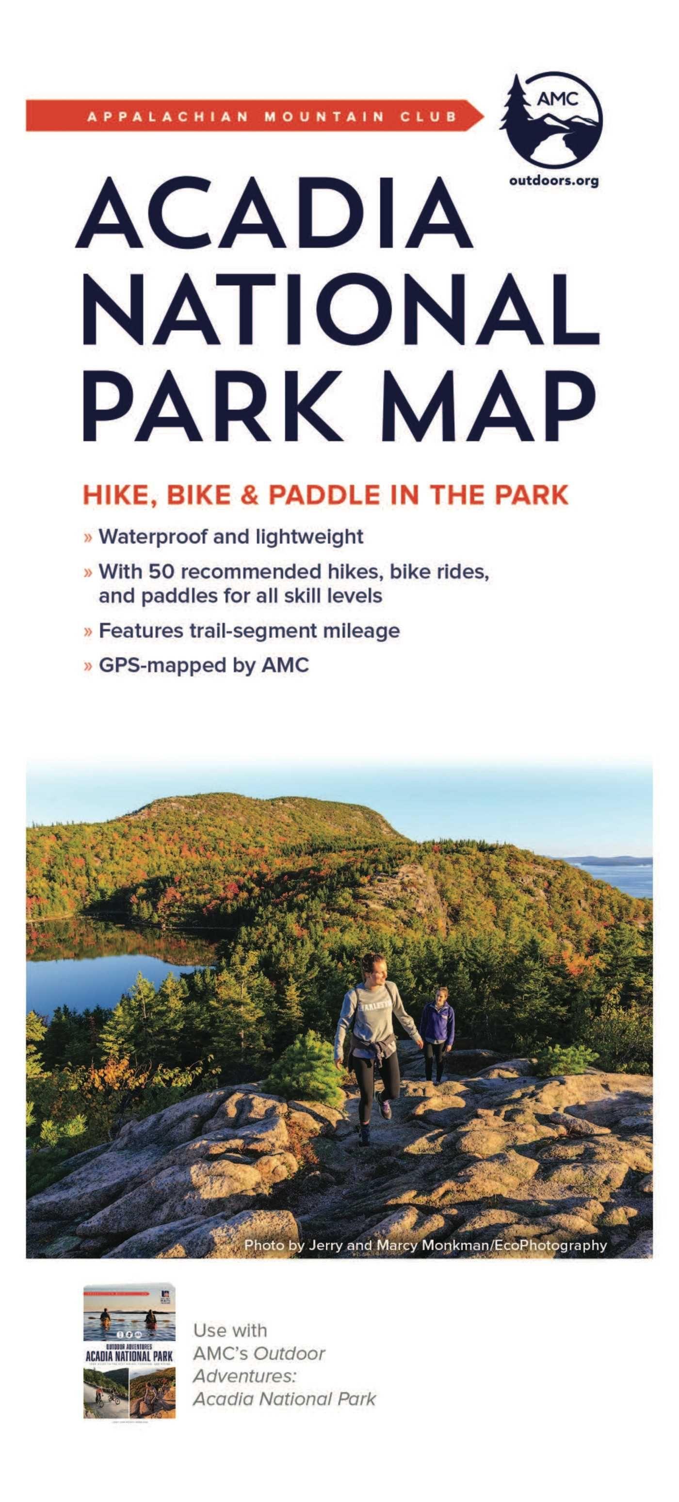 Vorderes Coverbild Acadia National Park Map