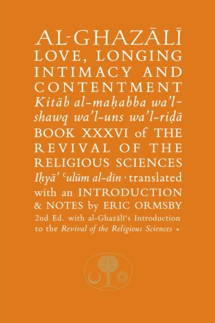 Vorderes Coverbild Al-Ghazali on Love, Longing, Intimacy & Contentment