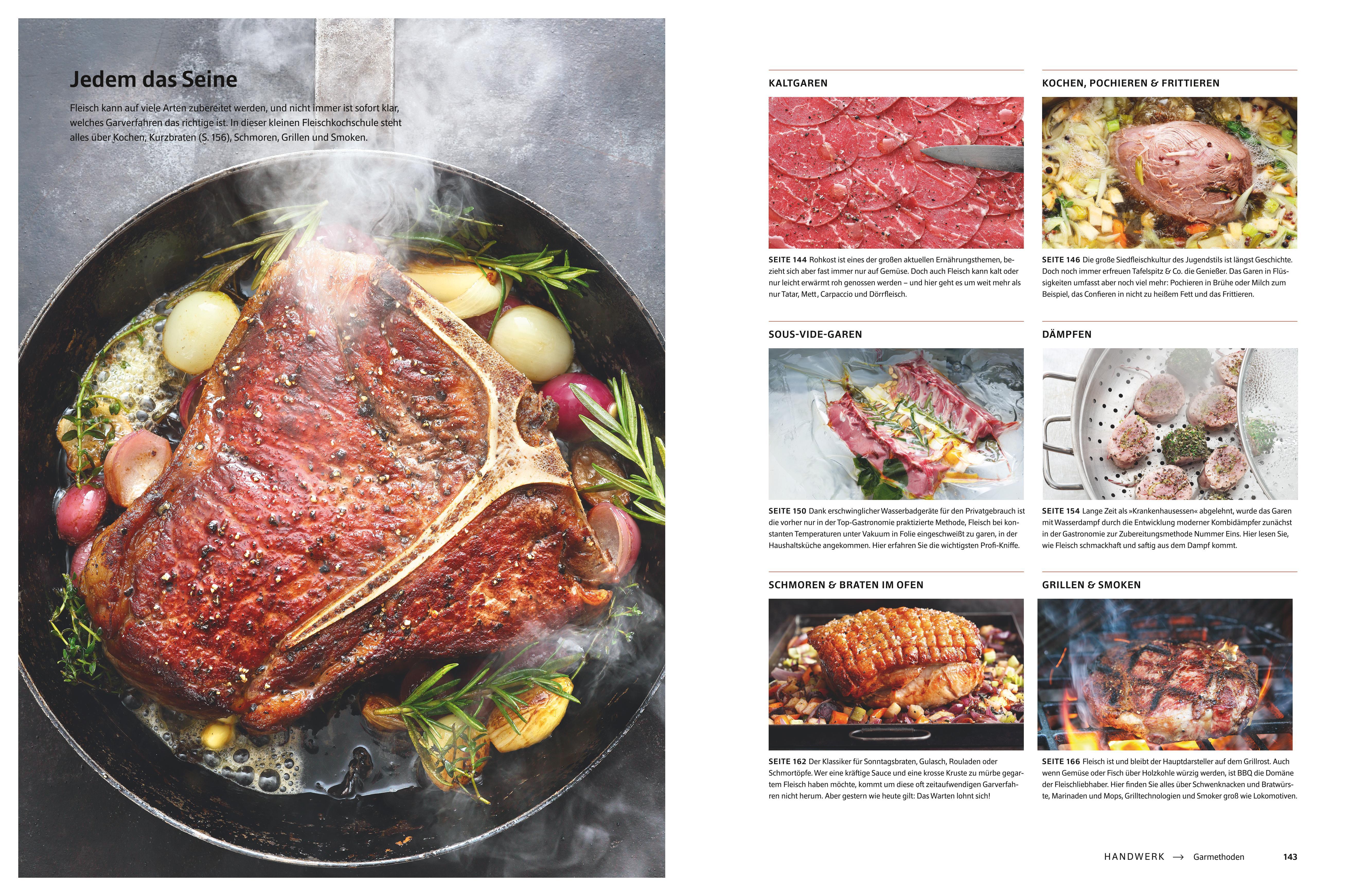 Beispielinhalt (Bild) Das große Buch vom Fleisch