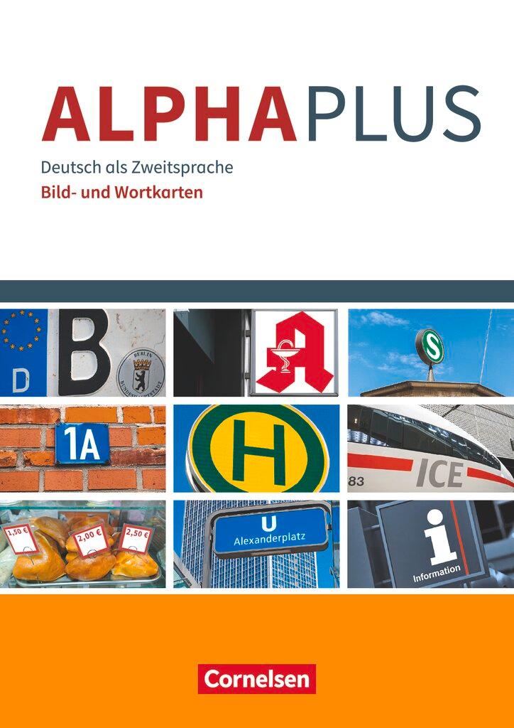 Vorderes Coverbild Alpha pluss - Basiskurs A1 - Bild- und Wortkarten