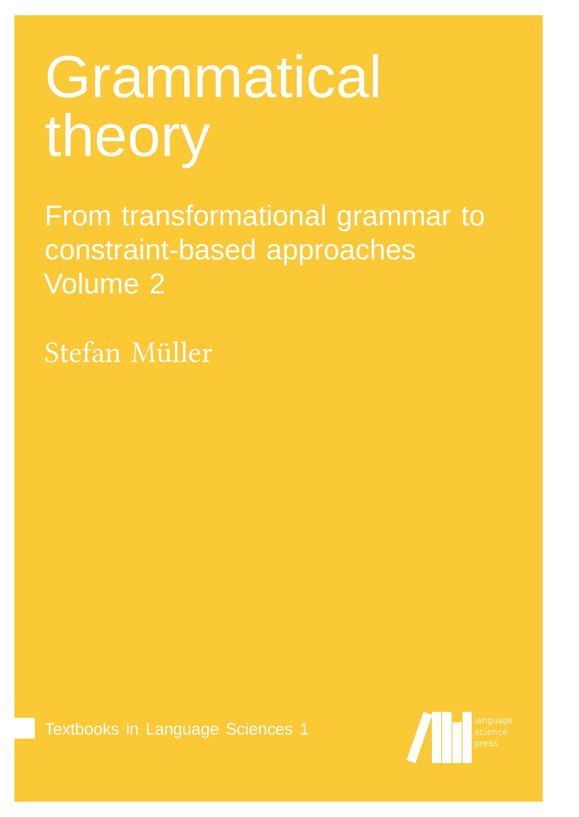 Vorderes Coverbild Grammatical theory Vol. 2